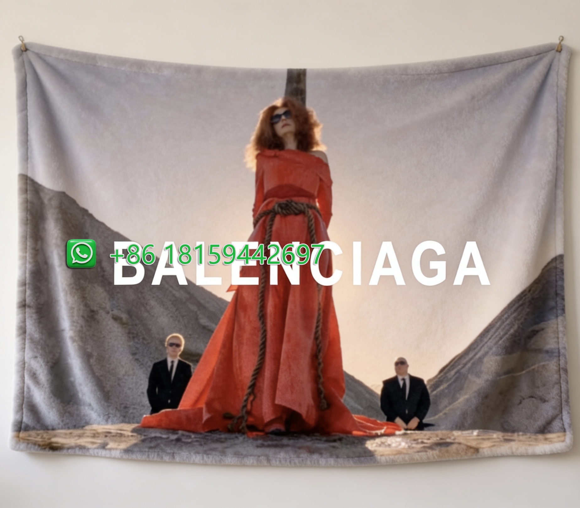 Balenciaga Throw Blankets